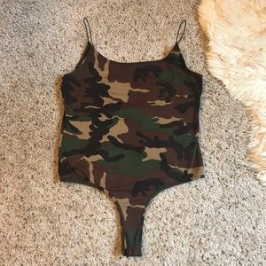 Camo bodysuit